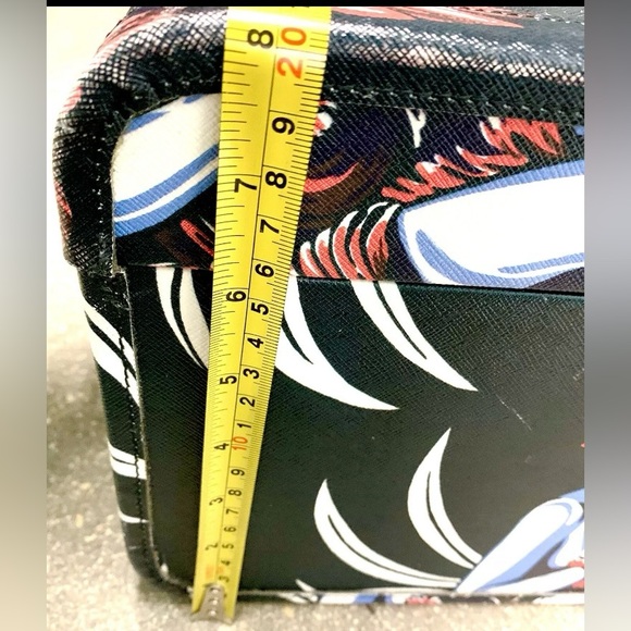 PRADA HULA GIRL Hawaiian Print Saffiano Leather Hard Beauty/Make-up Case - Picture 6 of 10